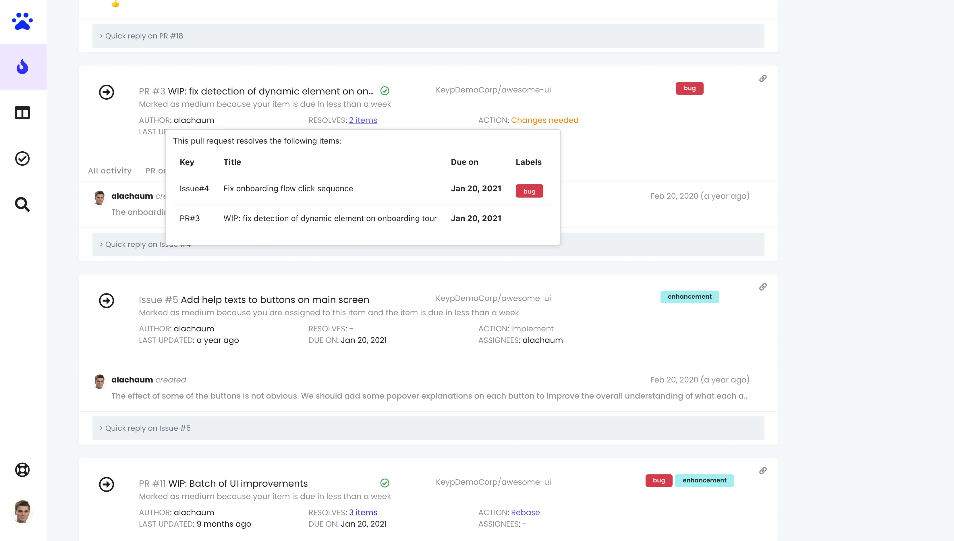 Auto-linking all issues and discussions to pull requests