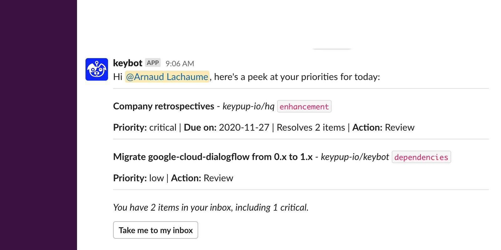 Keybot, the developer's assistant is released